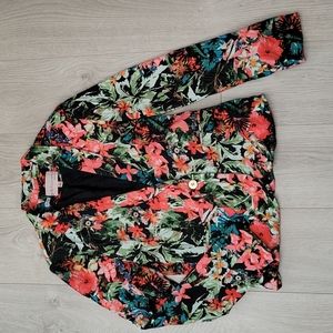 Philosophy Floral Knit Blazer sz 8